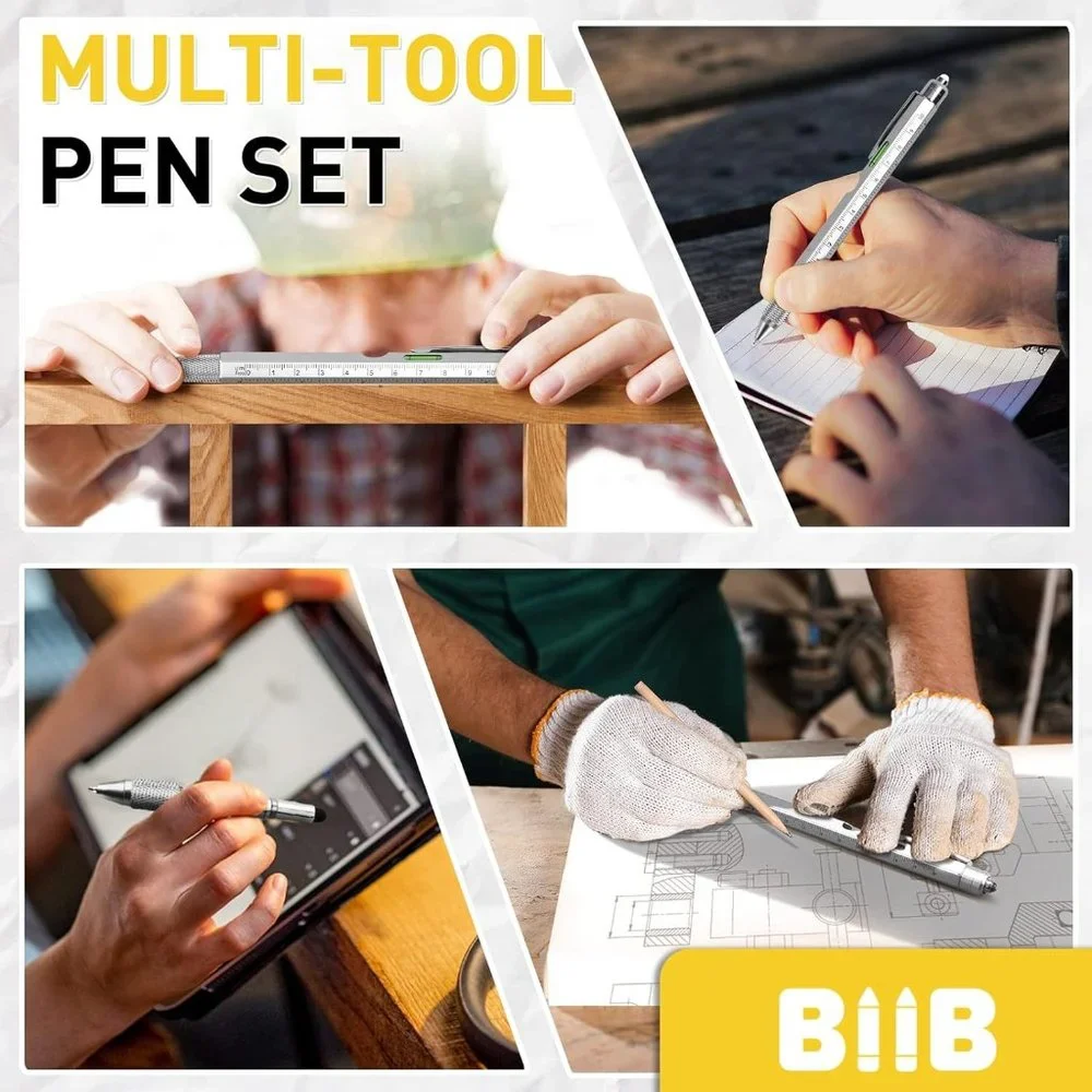 Valentines Day Gifts Him, Gifts for Men 9 in 1 Multitool Pen,‎ Mens Gifts,